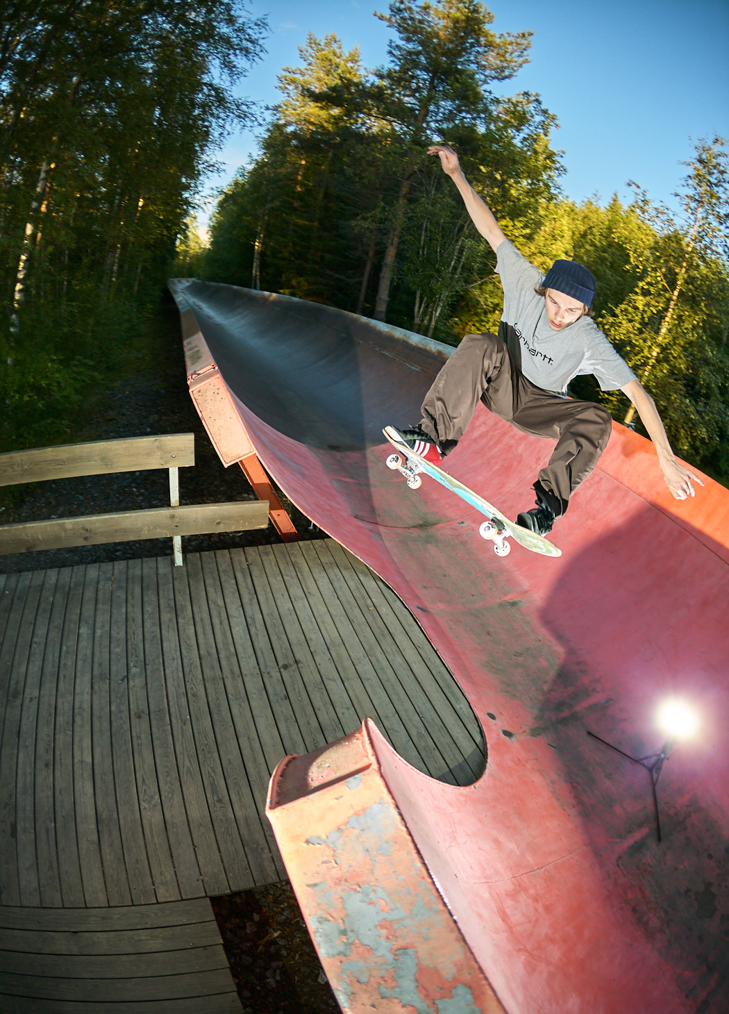 skateboarding