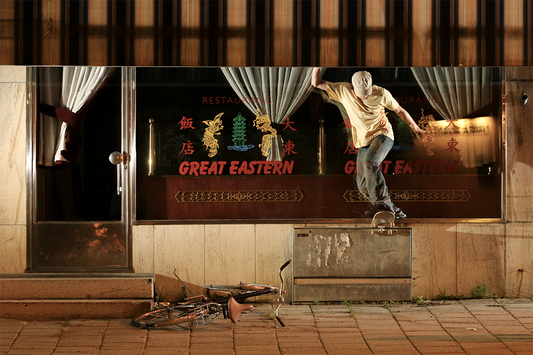 skateboarding